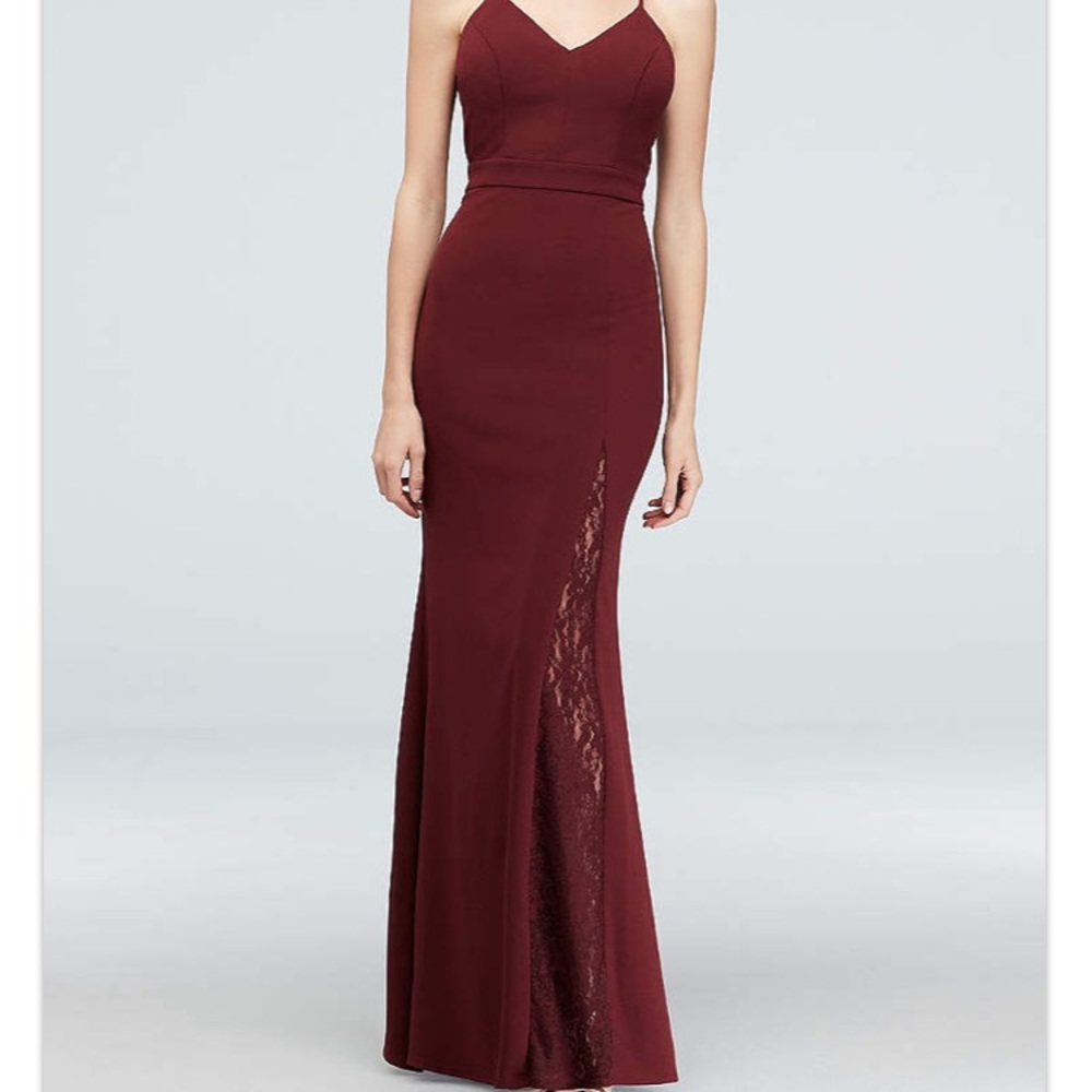 City Triangle Wine Prom Dress
